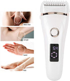 Portable USB Rechargeable Women Painless Electric Epilator Hair Removal Shaving Machine  with LCD Screen