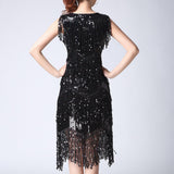 Sexy Vintage Sequined Bodycon Mini Dress 13