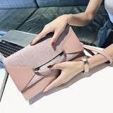 Multifunction Fashion Envelope PU Leather  Shoulder Evening Clutch Wallet 25