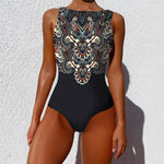 Women's Print One Piece Swimsuit