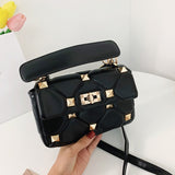 (19S) Designer Luxury Flap  Solid Color PU Leather Crossbody Shoulder Bags for Women