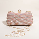 Geometric Rhinestone Clutch Bag 24