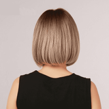 female Short and Medium Smooth Synthetic Hair Wig With Various Colors (06)