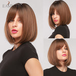 Short Bob Color Variations Synthetic Wigs