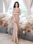 Elegant Maxi Sequin Evening Dress 92