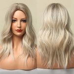 Medium Length Wavy Color Variations Synthetic Wigs (30)