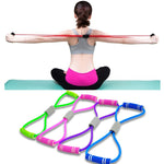 Hot Yoga Gum Rubber Elastic Bands for Sports Exercise