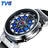 TVG Unique Creative Car Roulette Rim Watches Men M2