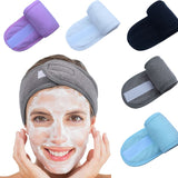 Adjustable Wide Hairband Yoga Spa Bath, Shower, Makeup, Face Wash Cosmetic Headband For Women