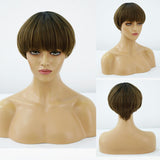 Female Short and Medium Stylish Synthetic Wig With Various Colors (08)