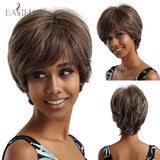 Short Straight Hair Various Colors Synthetic Wigs