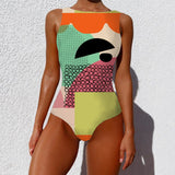 Women's Print One Piece Swimsuit