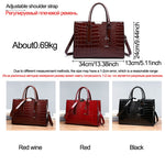 (43) Patent Leather Crocodile Style PU Leather Crossbody Shoulder Hand Bags for Women