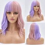 Female Short and Medium Stylish Synthetic Wig With Various Colors (08)