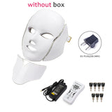 LED 7 Colors Facial Mask and Neck Light Skin Care Beauty Therapy