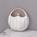 PU Leather Round Shape Clutch Bag  12