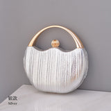 PU Leather Round Shape Clutch Bag  12