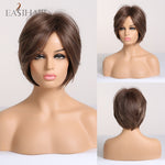 Short Straight Hair Various Colors Synthetic Wigs