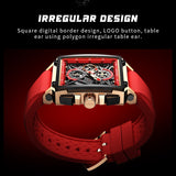 New Men Luxury Hollow Square Sport Watch For Men M7