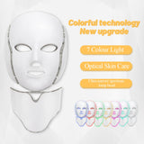 LED 7 Colors Facial Mask and Neck Light Skin Care Beauty Therapy