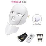 LED 7 Colors Facial Mask and Neck Light Skin Care Beauty Therapy