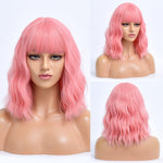 Female Short and Medium Stylish Synthetic Wig With Various Colors (08)