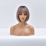 Female Short and Medium Stylish Synthetic Wig With Various Colors (08)