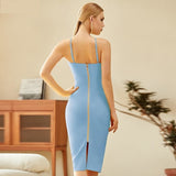 Sexy Halter Top Bodycon Bandage Sleeveless  Dress 110