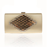 Fashion PU Leather with Rhinestone Clutch Bag 07