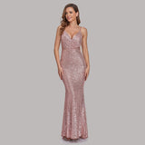 Sexy Slip sequin Cocktail Evening Dress 05