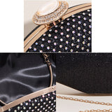 Geometric Rhinestone Clutch Bag 24