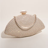 Geometric Rhinestone Clutch Bag 24