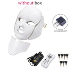 LED 7 Colors Facial Mask and Neck Light Skin Care Beauty Therapy