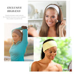 Adjustable Wide Hairband Yoga Spa Bath, Shower, Makeup, Face Wash Cosmetic Headband For Women