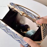 Luxury Designer Handbag Summer Small Fresh Woven Straw Bag 21