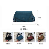 (22S) Fashion Luxury Handheld FLAP Frosted PU Leather Bags For Women