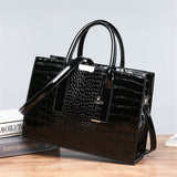 (24) Women's  PU Leather Crocodile Style Crossbody Shoulder Hand Bags