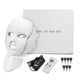 LED 7 Colors Facial Mask and Neck Light Skin Care Beauty Therapy