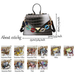 (14S) Fashion Luxury High Quality Soft PU Leather with New Stone Pattern Strung from Side to Side Shoulder Bags for Women