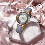 New CURREN Quartz Elegant Classic Leather Wristwatches for Women