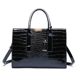 (24) Women's  PU Leather Crocodile Style Crossbody Shoulder Hand Bags