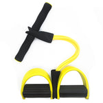 4 Resistances Elastic Pull Ropes Exerciser Rower