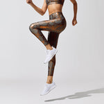 Serpentine Bronzing Printed Leggings