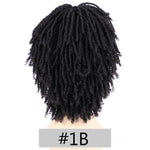 Afro Kinky Multi Color Medium Synthetic Dreadlock Wig 6 Inches (31)