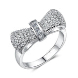 Silver Color Various Shapes Cubic Zirconia Rings