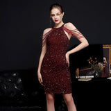 Halter Top Sequined Party Bodycon Dress 58