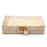 Marble Pattern Acrylic Party Wedding Clutch Bag  06