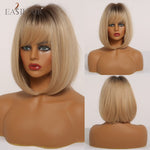 Short Bob Color Variations Synthetic Wigs