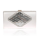 Fashion PU Leather with Rhinestone Clutch Bag 07