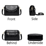 (32) Luxury Casual Tote Crocodile Style Leather Handbags Shoulder Bags for Women